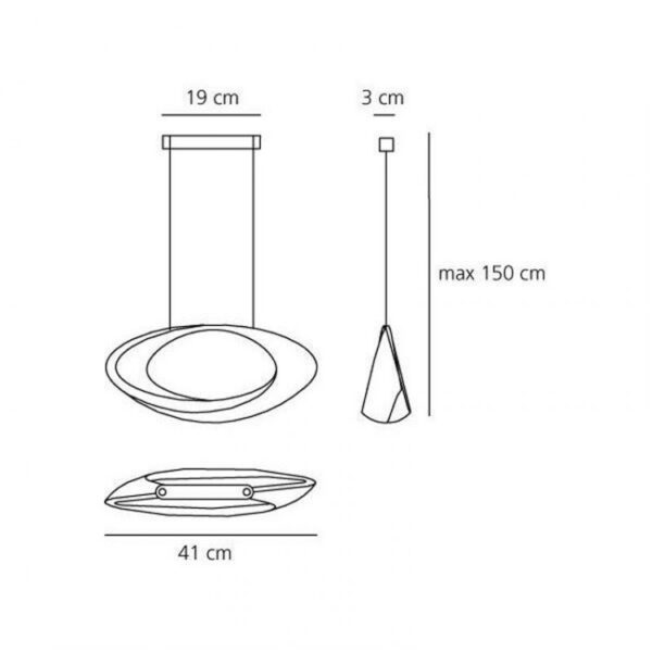 101_8 CABILDO LED κρεμαστό φωτιστικό