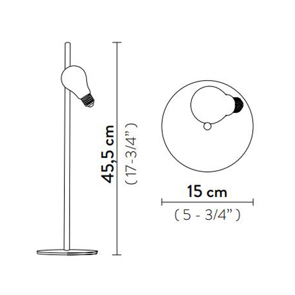 IDEA επιτραπέζιο φωτιστικό