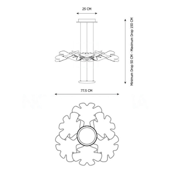 CHLOROPHILIA κρεμαστό φωτιστικό