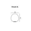 1135_6 RITUALS XL επιτραπέζιο φωτιστικό με dimmer