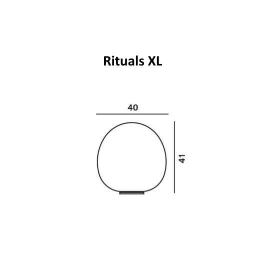1135_6 RITUALS XL επιτραπέζιο φωτιστικό με dimmer