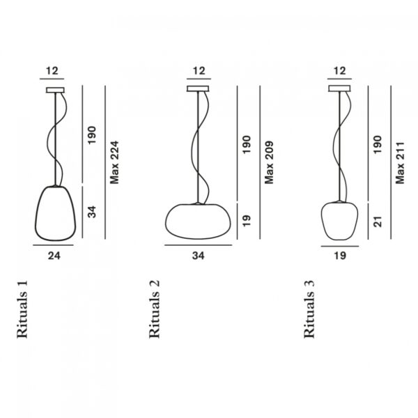 RITUALS κρεμαστά φωτιστικά