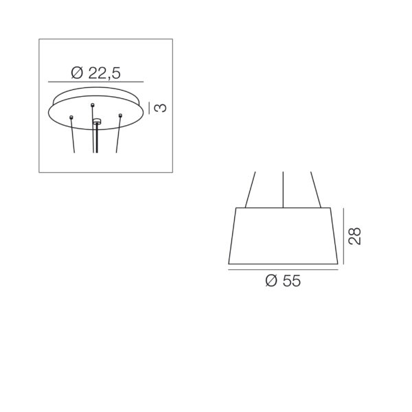 TRIPOD κρεμαστό φωτιστικό