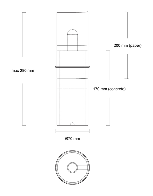 PAPEL επιτραπέζιο φωτιστικό