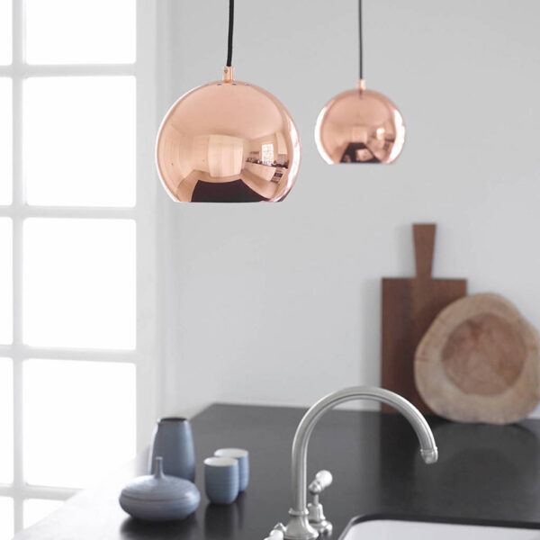 1180_9 BALL κρεμαστό φωτιστικό - μεταλλικά φινιρίσματα