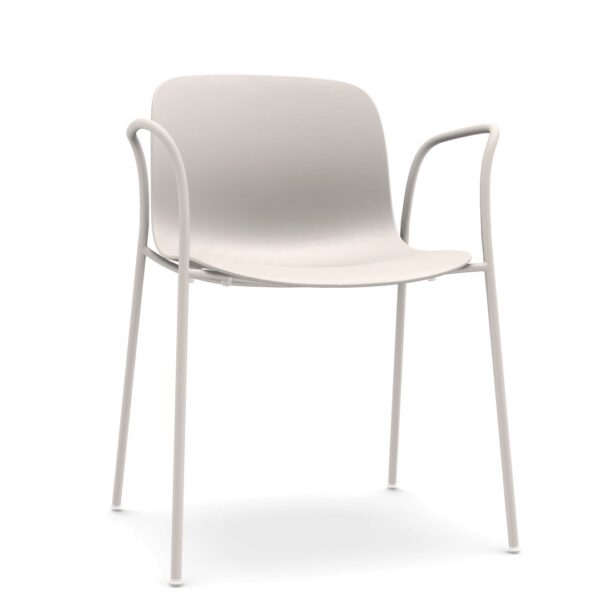 TROY 4 LEGS (TOTAL COLOURED) καρέκλα με βραχίονες - συσκευασία 4 τεμαχίων