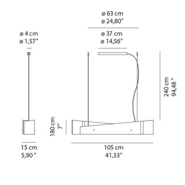 SVEVA κρεμαστό φωτιστικό