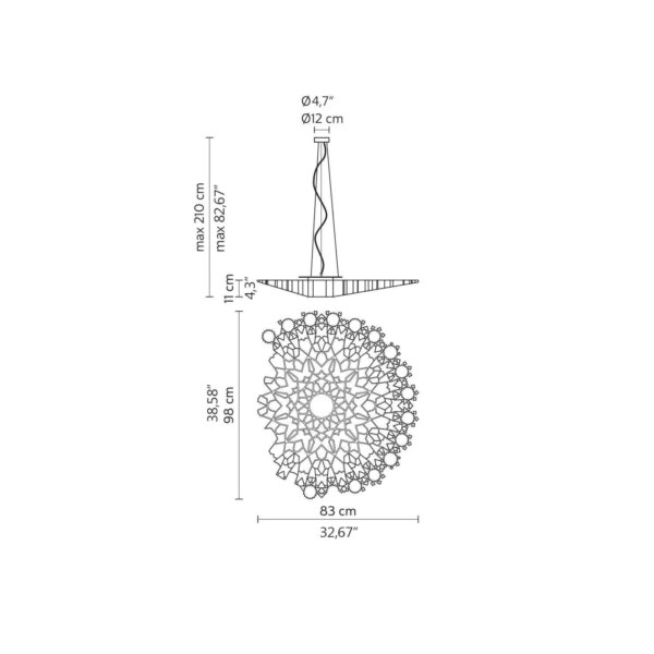 NOTREDAME LARGE κρεμαστό φωτιστικό