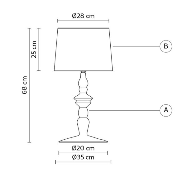1360_2 ALI E BABA επιτραπέζιο φωτιστικό