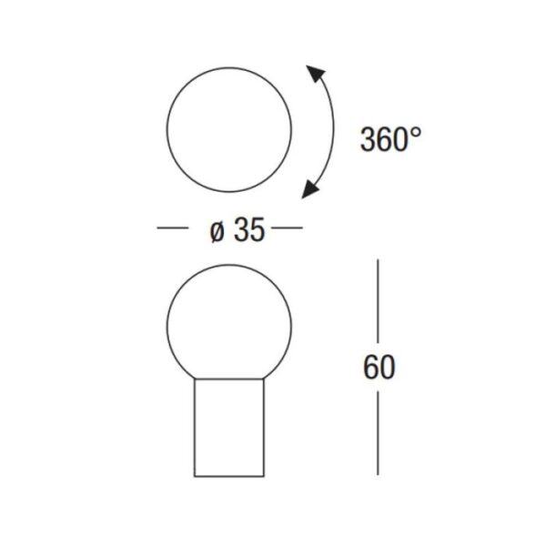 JE SUIS φωτιστικό επιτραπέζιο