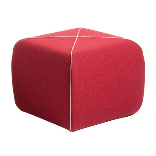 CROSSED τετράγωνο πουφ