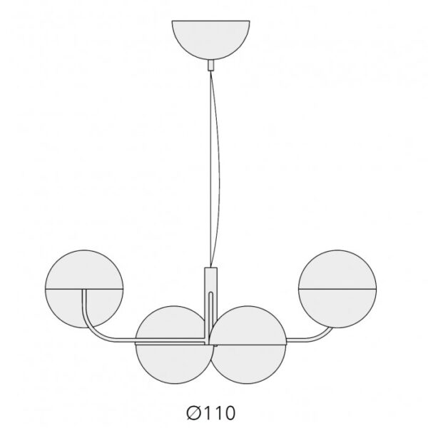 ELISABETH κρεμαστό φωτιστικό