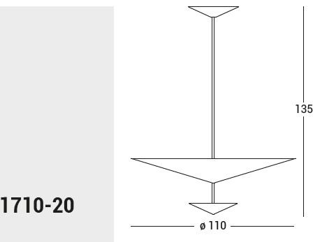 NARCISO φωτιστικό κρεμαστό