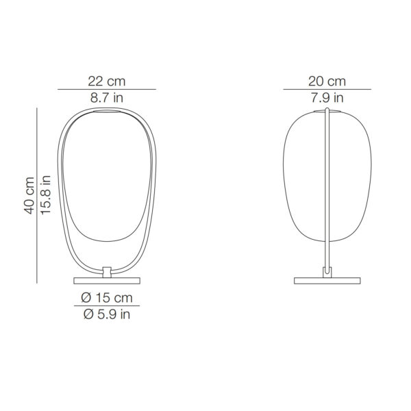 LANNA' επιτραπέζιο φωτιστικό