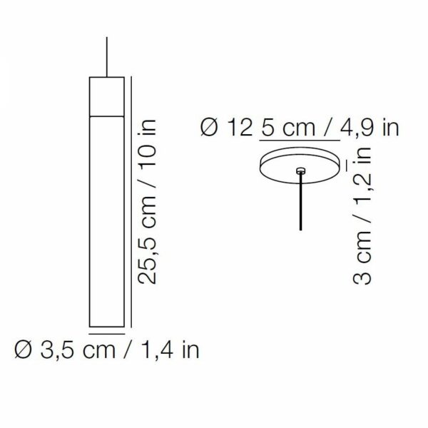MINIMAL κρεμαστό φωτιστικό
