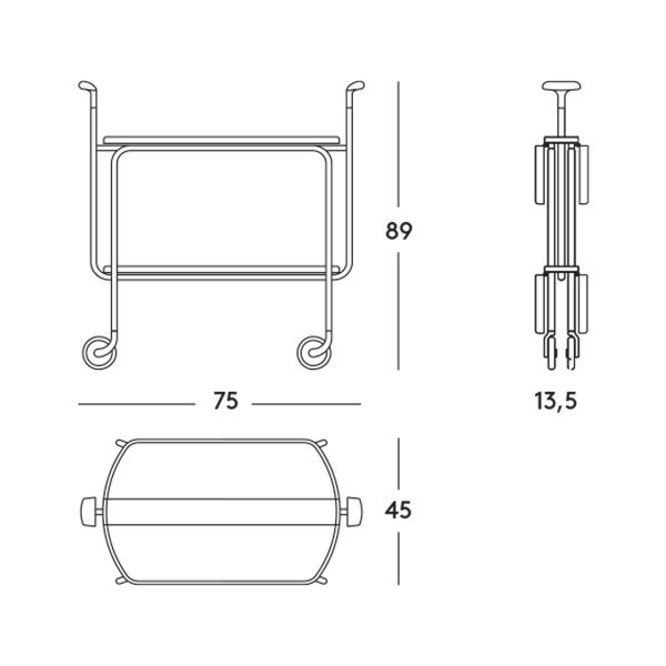 TRANSIT πτυσσόμενο τρόλεϊ