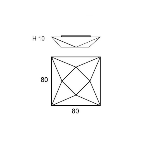 1461-076fe94d985845f9be1eae4b6ffb04c3 POLARIS 80 φωτιστικό οροφής - τοίχου