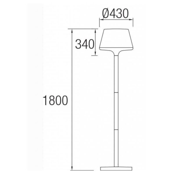 MOONLIGHT φωτιστικό δαπέδου εξωτερικού χώρου