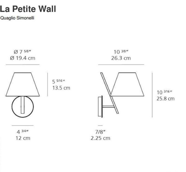 LA PETITE φωτιστικό τοίχου