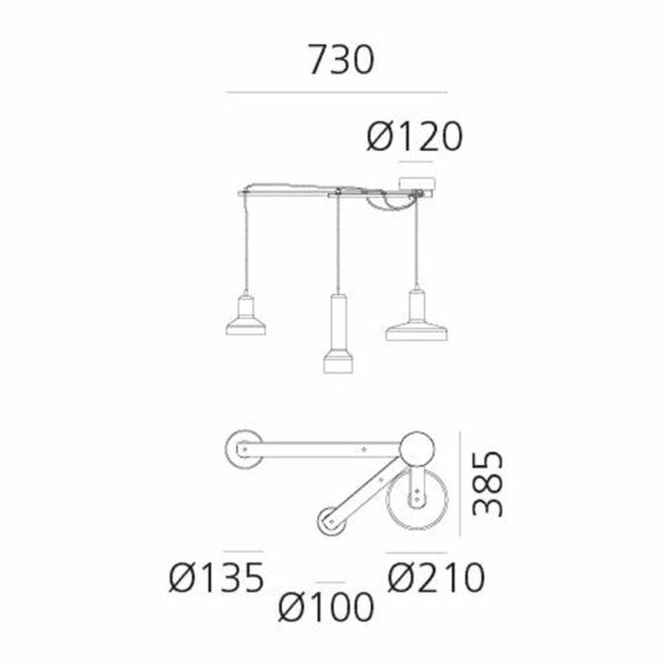 STABLIGHT κρεμαστό φωτιστικό