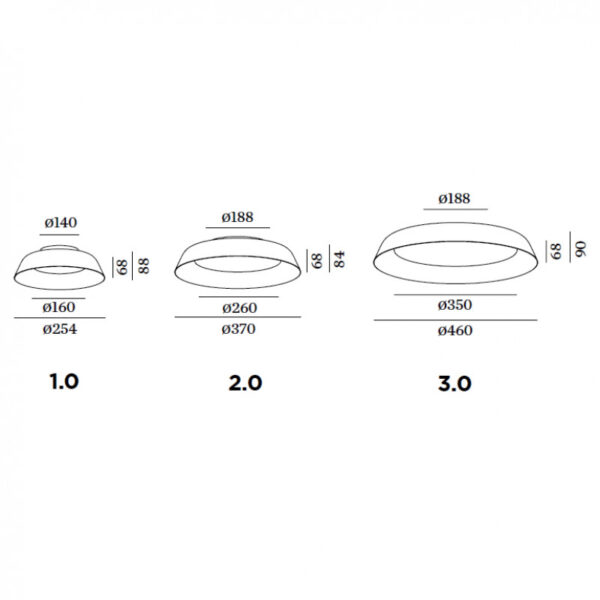 TOWNA φωτιστικό οροφής - τοίχου