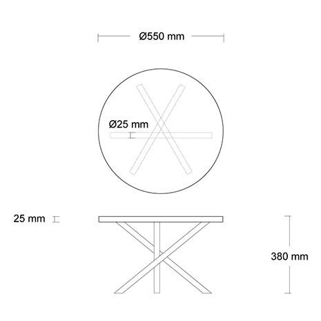 NODO χαμηλό τραπέζι