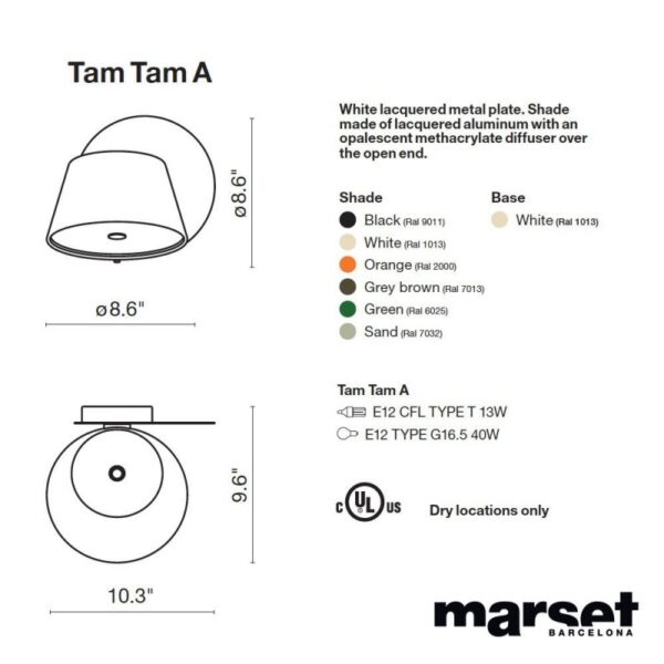 1642-9722645c6b8f4915b01d5c08b44b9481 TAM TAM φωτιστικό τοίχου