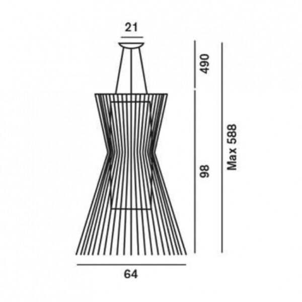 ALLEGRO VIVACE κρεμαστό φωτιστικό