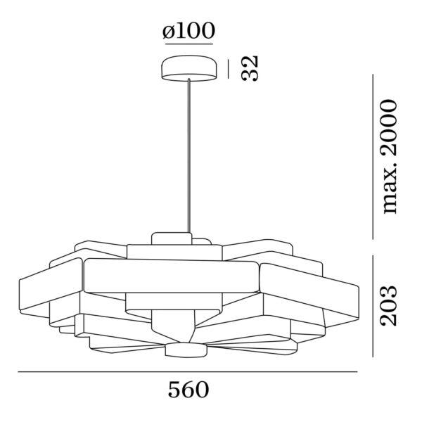 J.J.W. 04 κρεμαστό φωτιστικό
