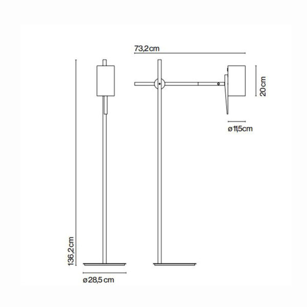 SCANTLING φωτιστικό δαπέδου