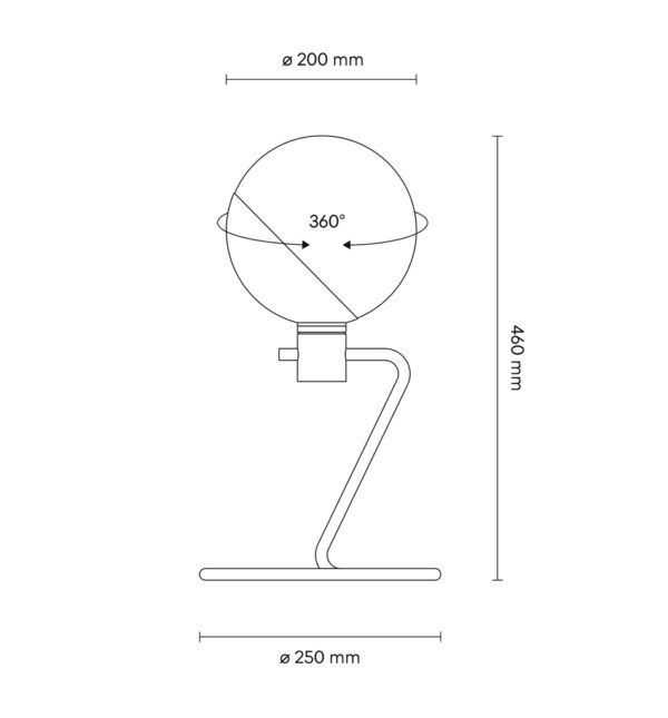 BALUNA HIGH επιτραπέζιο φωτιστικό
