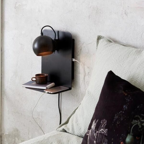 1747_4 BALL φωτιστικό τοίχου με θύρα USB