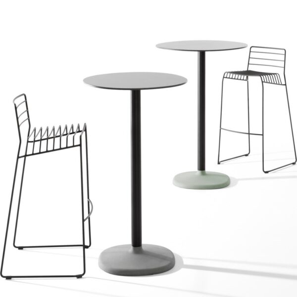 1802_1 Ψηλό τραπέζι FONDA για εξωτερικό χώρο