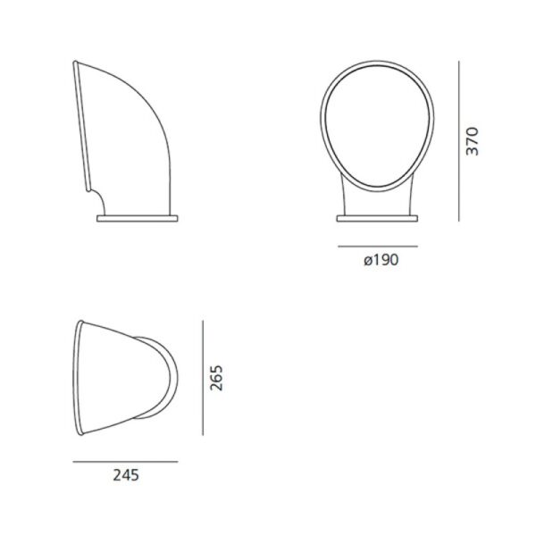 PIROSCAFO φωτιστικό εδάφους