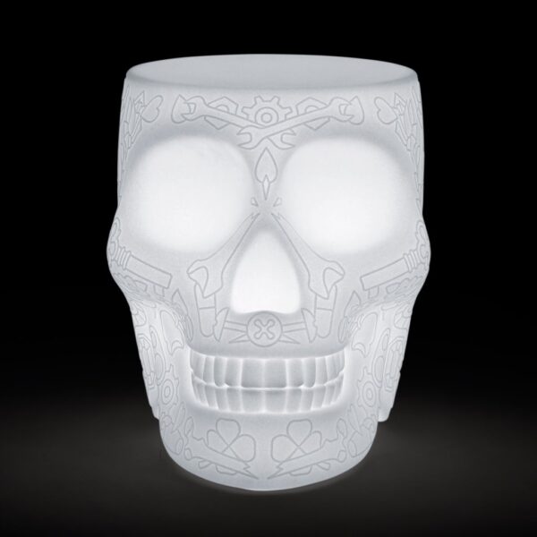 MEXICO φορητό φωτιζόμενο σκαμπό - βοηθητικό τραπέζι