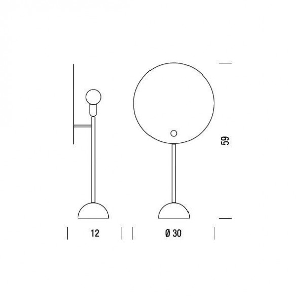 KUTA επιτραπέζιο φωτιστικό