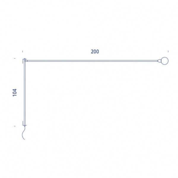 POTENCE PIVOTANTE φωτιστικό τοίχου