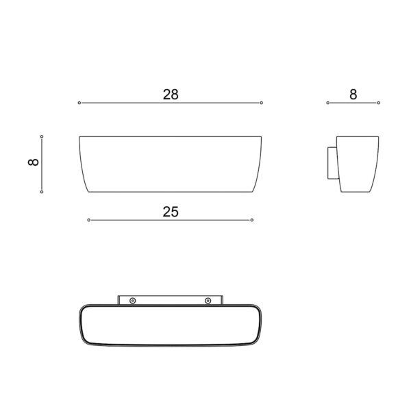FLACA φωτιστικό τοίχου