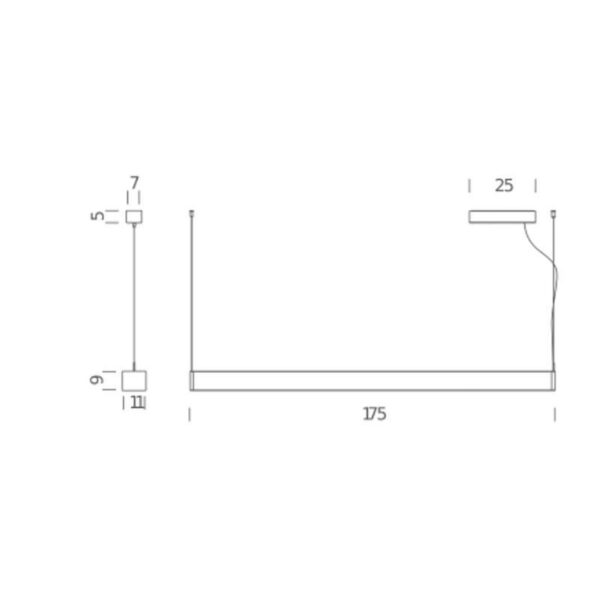 TRU κρεμαστό φωτιστικό