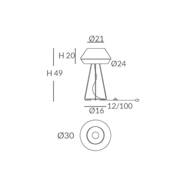BANYO επιτραπέζιο φωτιστικό