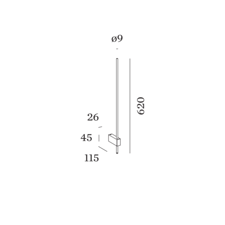 FINLIN 1.0 φωτιστικό τοίχου