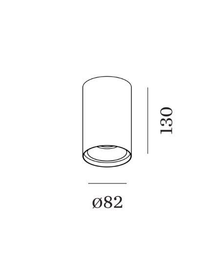 SOLID PETIT 2.0 Led spot οροφής