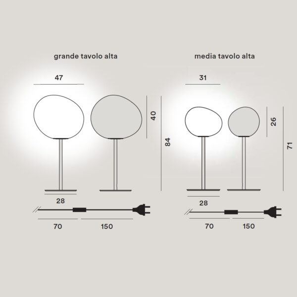 GREGG ALTA επιτραπέζιο φωτιστικό