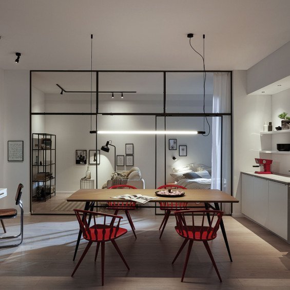 DARF κρεμαστό γραμμικό φωτιστικό NON DIMMABLE