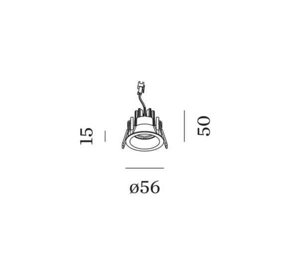DEEP BIJOU LED χωνευτό spot