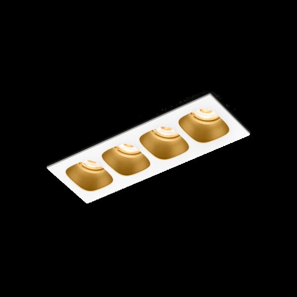 PIRRO 4.0 ορθογώνιο χωνευτό spot οροφής