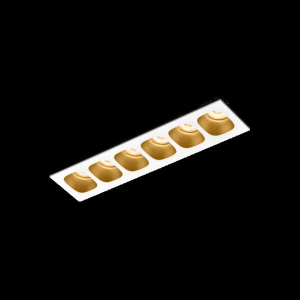 PIRRO 6.0 ορθογώνιο χωνευτό spot οροφής