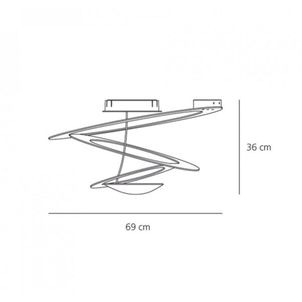 PIRCE   MINI φωτιστικό οροφής