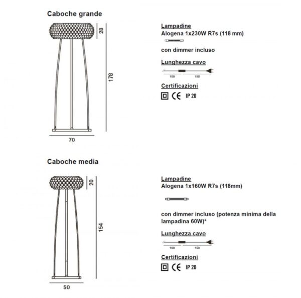 CABOCHE PLUS φωτιστικό δαπέδου