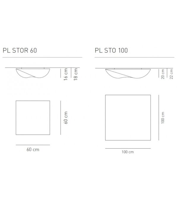 STORMY φωτιστικό οροφής - τοίχου